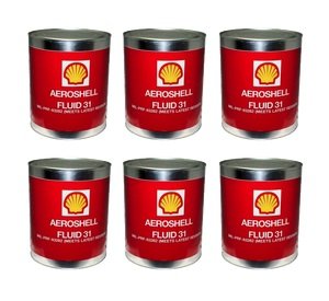 Aeroshell Fluid 31-6 x1-Gallon Cans