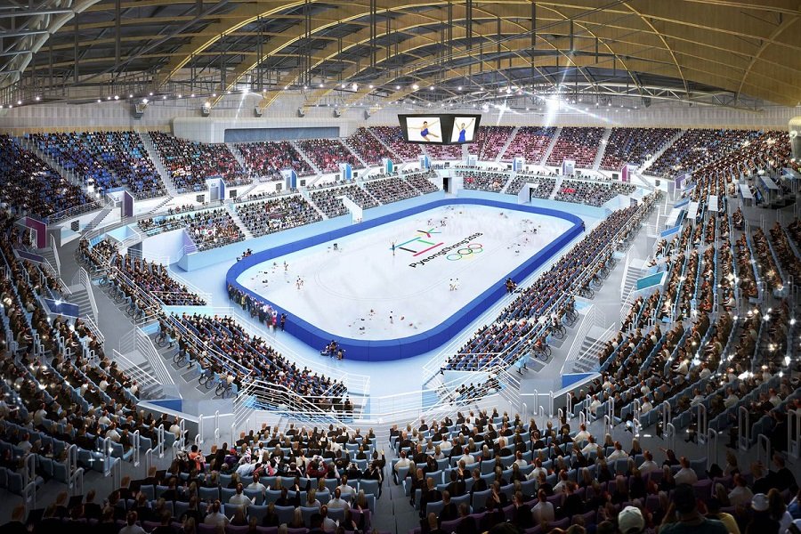 The Gangneung Ice Arena figure skating 2018 PyeongChang Olympics