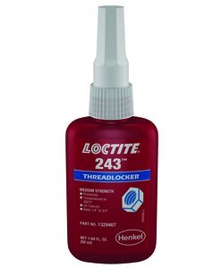 LOCTITE 243 THREADLOCKER 50ML 1329467, 50 mL bottle