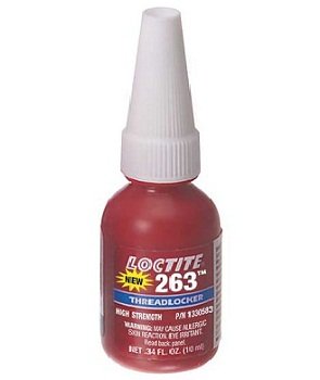 LOCTITE® 263™ THREADLOCKER 1330583, 10 mL bottle