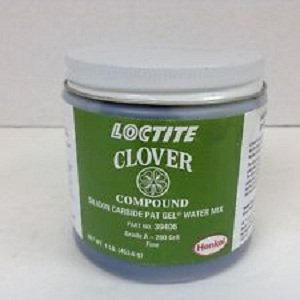 Clover Silicon Carbide Pat Gel Water Mix 39444,180GRIT,1LB, Henkel Loctite