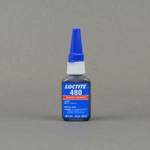 LOCTITE 480 INSTANT ADHESIVE, BLACK known as 480 Prism® Instant Adhesive, B 48040, 20 g bottle