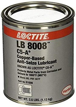 LOCTITE LB 8008 C5-A known as C5- A® Copper Based Anti-Seize 51006, LOCTITE C5A