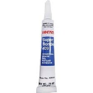 409 Super Bonder® Industrial Grade Gel Instant Adhesive 40945, 20 g tube