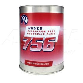 Royco 756 Hydraulic Fluid Mil-PRF-5606H - Quart